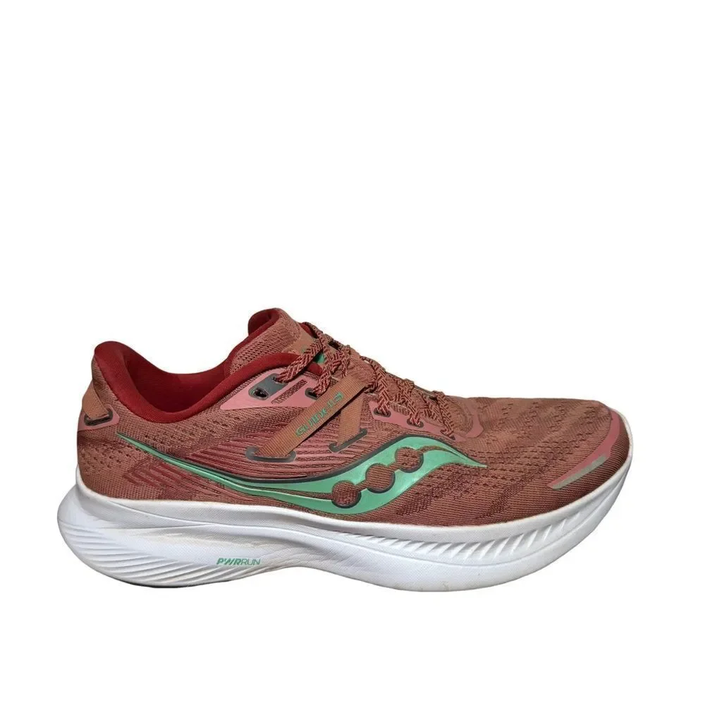 Saucony Guide Women's Athletic Shoes - Coral and Mint size 9.5